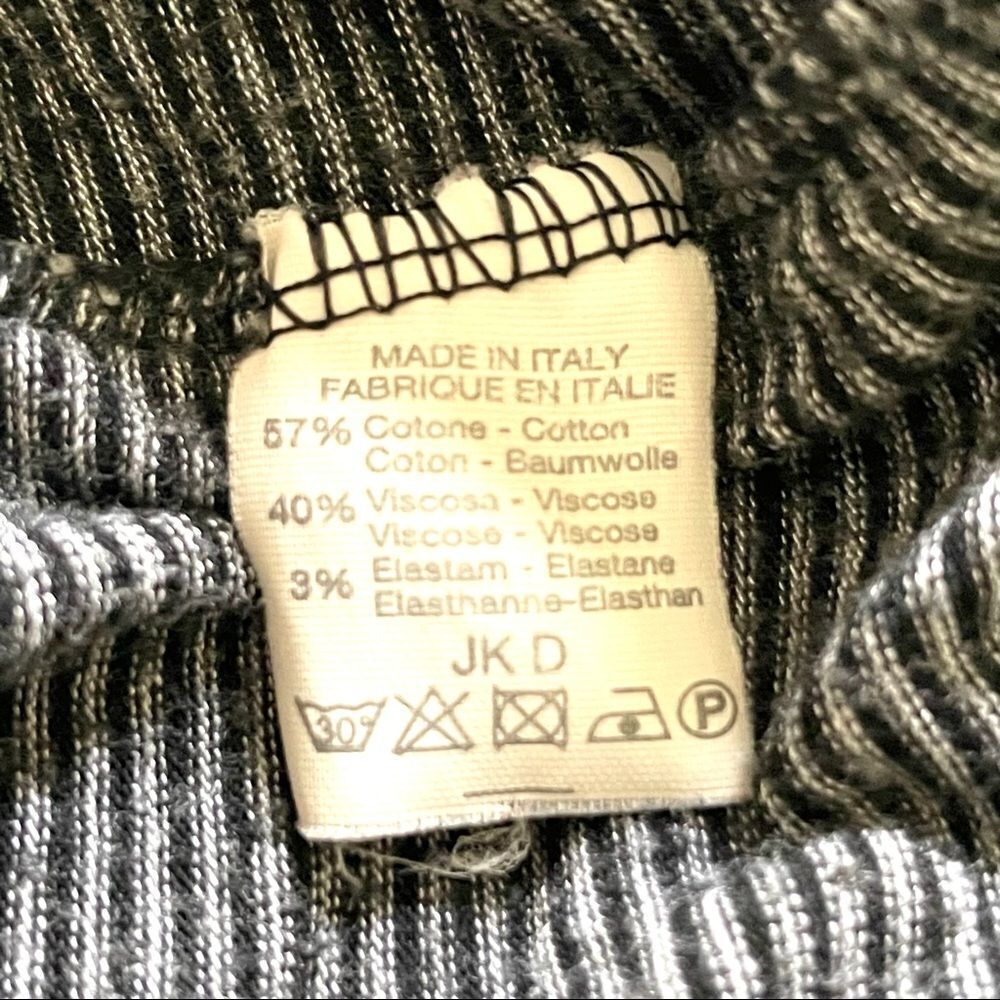 John Galt black and white striped short sleeve Santa Monica shirt - Picture 12 of 12